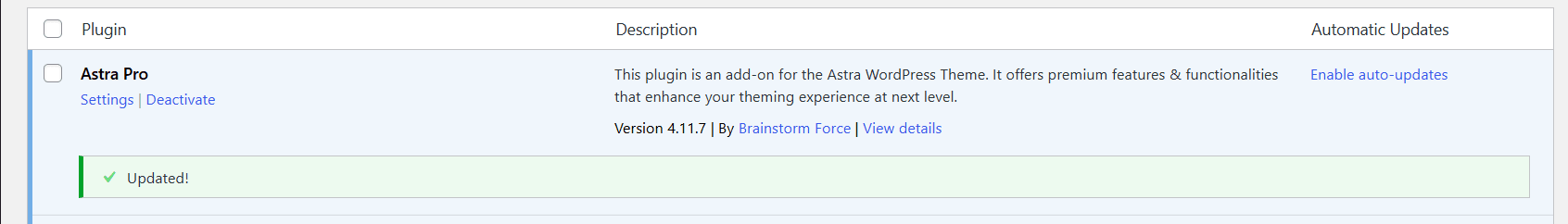 Astra Pro Updated!